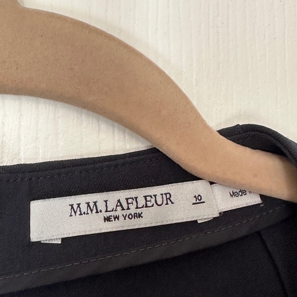 MM Lafleur The Malala Dress‎ Recycled WonderTex in Midnight Navy Size 10 Work - Picture 8 of 8